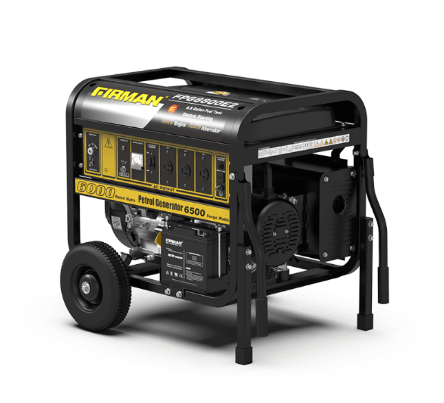 Sumec Firman Generator - 6.5KVA / 6KVA - FPG 8800E2 - electric starter - Image 4