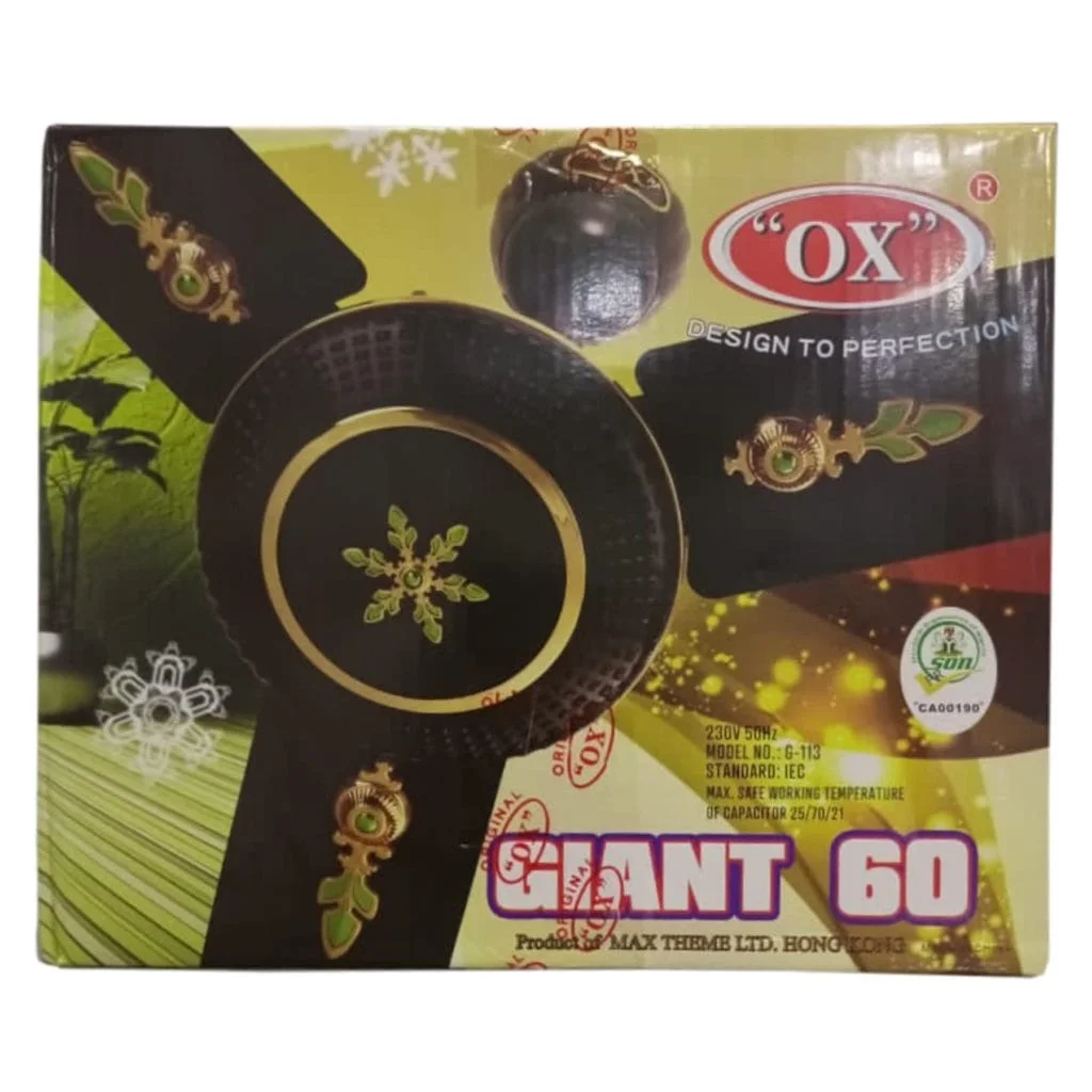OX Giant 60 - 60" inches Ceiling fan - Brown - Image 2
