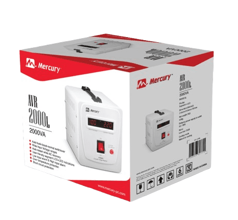 Mercury 2000VA Stabilizer ( Automatic Voltage Regulator ) A2000L