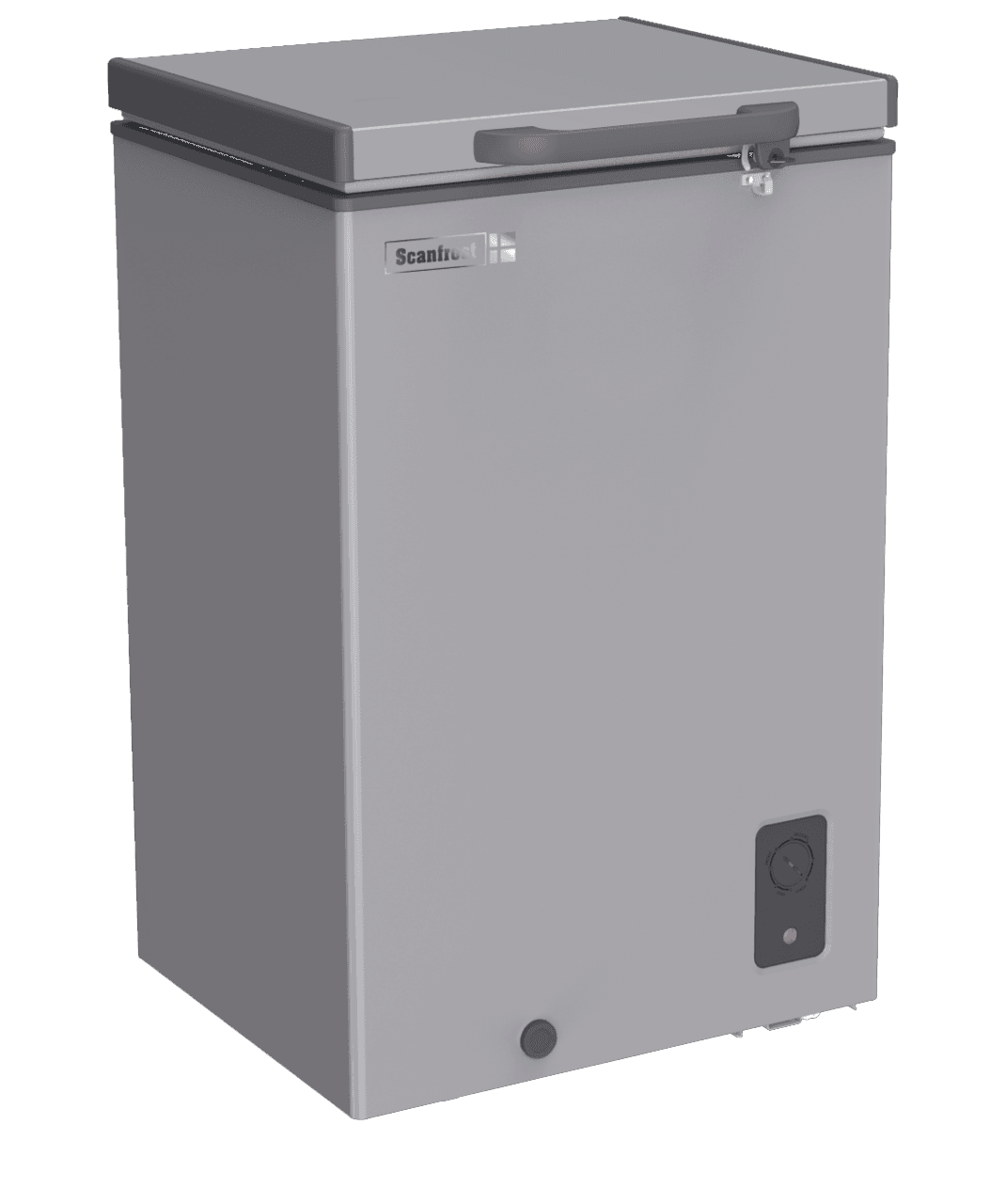 Scanfrost SFL111M Ecofresh Deep Freezer - silver