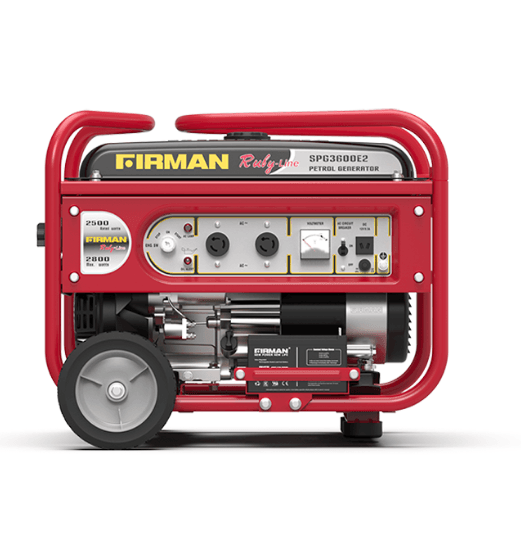 Sumec Firman Generator - 2.8KVA / 2.5KVA - SPG 3600E2 - electric starter