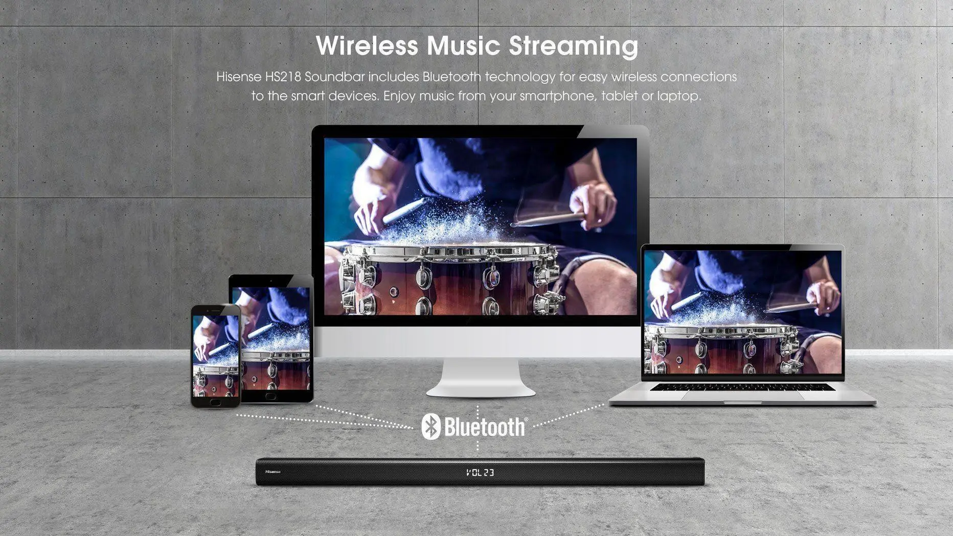 Hisense Sound bar + Subwoofer - 2.1 Channel -HISAUD218 - Image 4