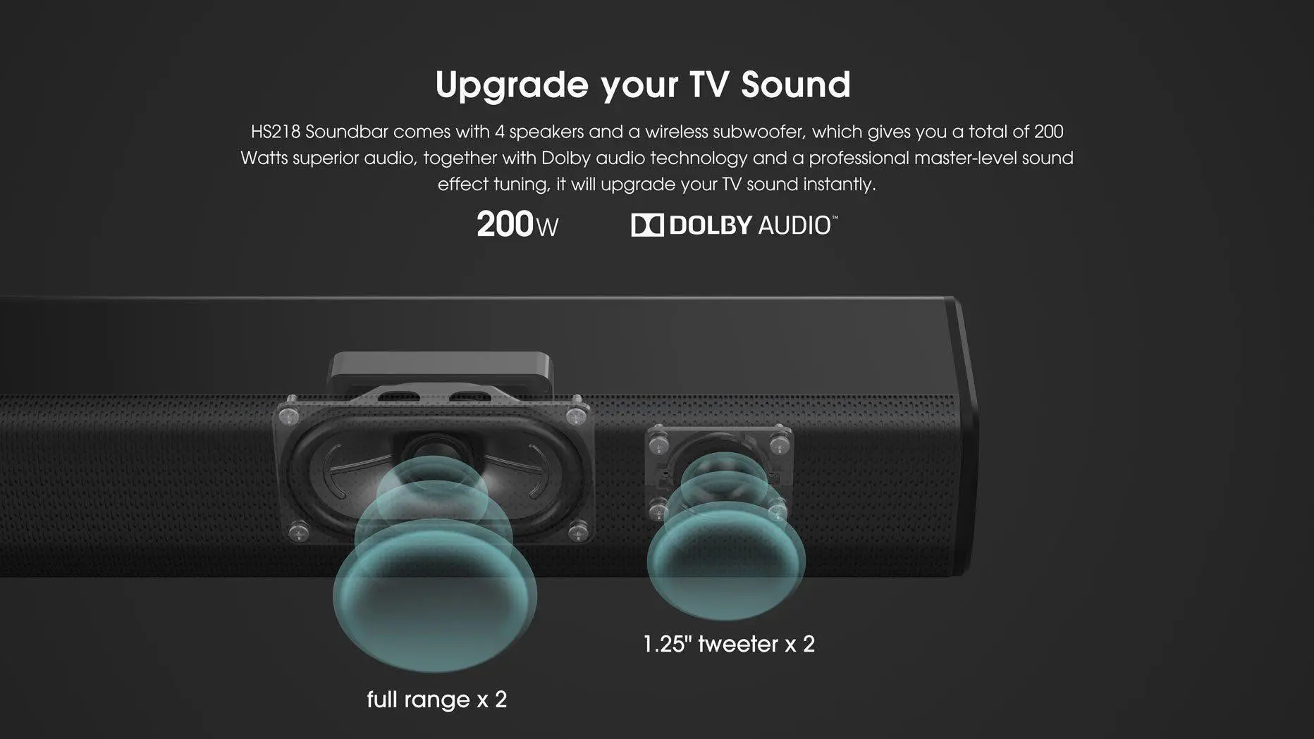 Hisense Sound bar + Subwoofer - 2.1 Channel -HISAUD218 - Image 5