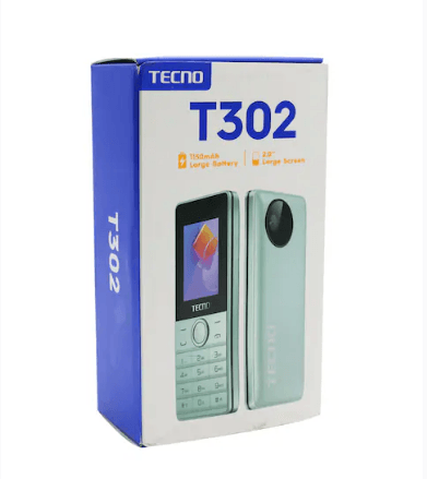 Tecno T302 - Button phone, 1150mAh Battery, Dual Sim - Image 4