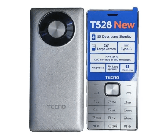 Tecno T528 - Button phone, 2500mAh Battery, Dual Sim - Image 2