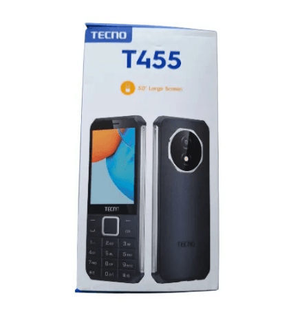 Tecno T455 – Button phone, Built-in 2000mAh Battery, Dual Sim, - Image 3