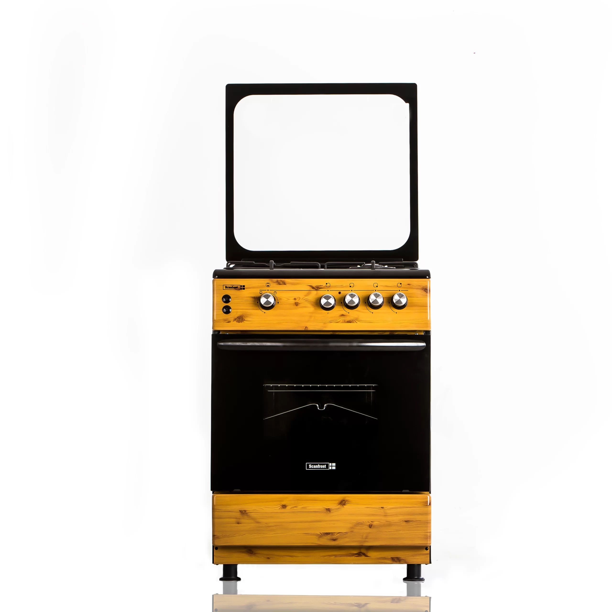 Scanfrost 60x60 CM Gas cooker | 3 Gas Burner + 1 Hotplate - CK6312NG