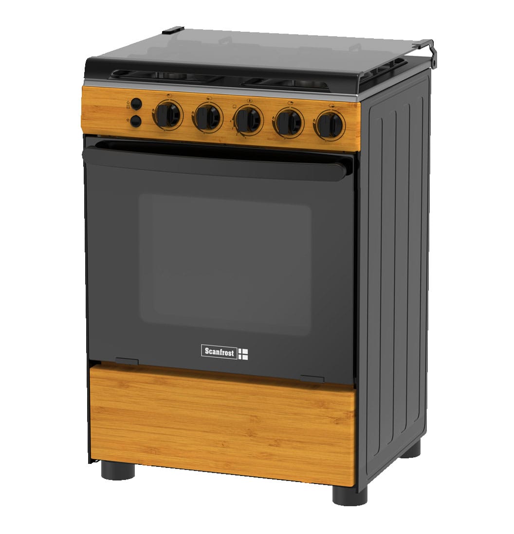 Scanfrost Gas oven and grill | 4 Gas Burner | Auto - Ignition - SFC6401NG