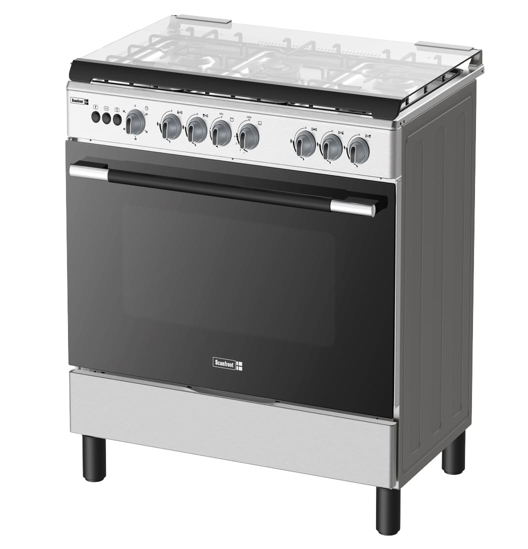 Scanfrost 90x60 Gas cooker | 5 Gas Burner - SFC9500SS