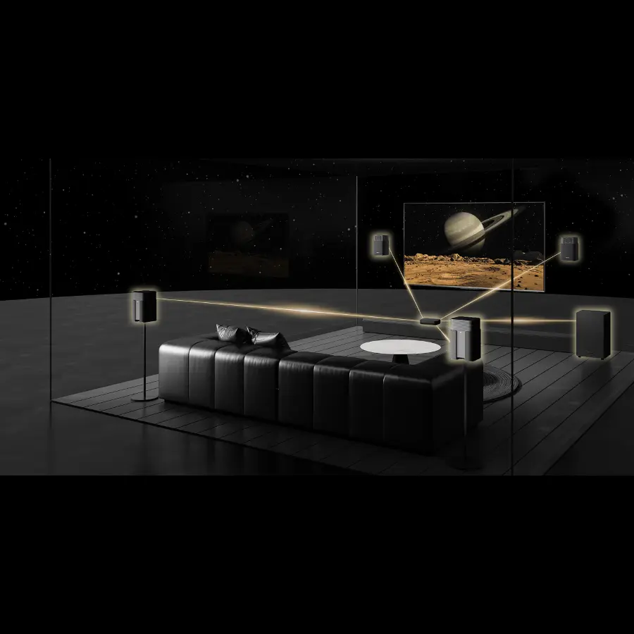 Hisense 700W 4.1.2CH Dolby Atmos Home Theater System with Wireless Subwoofer – HT Saturn - Image 4