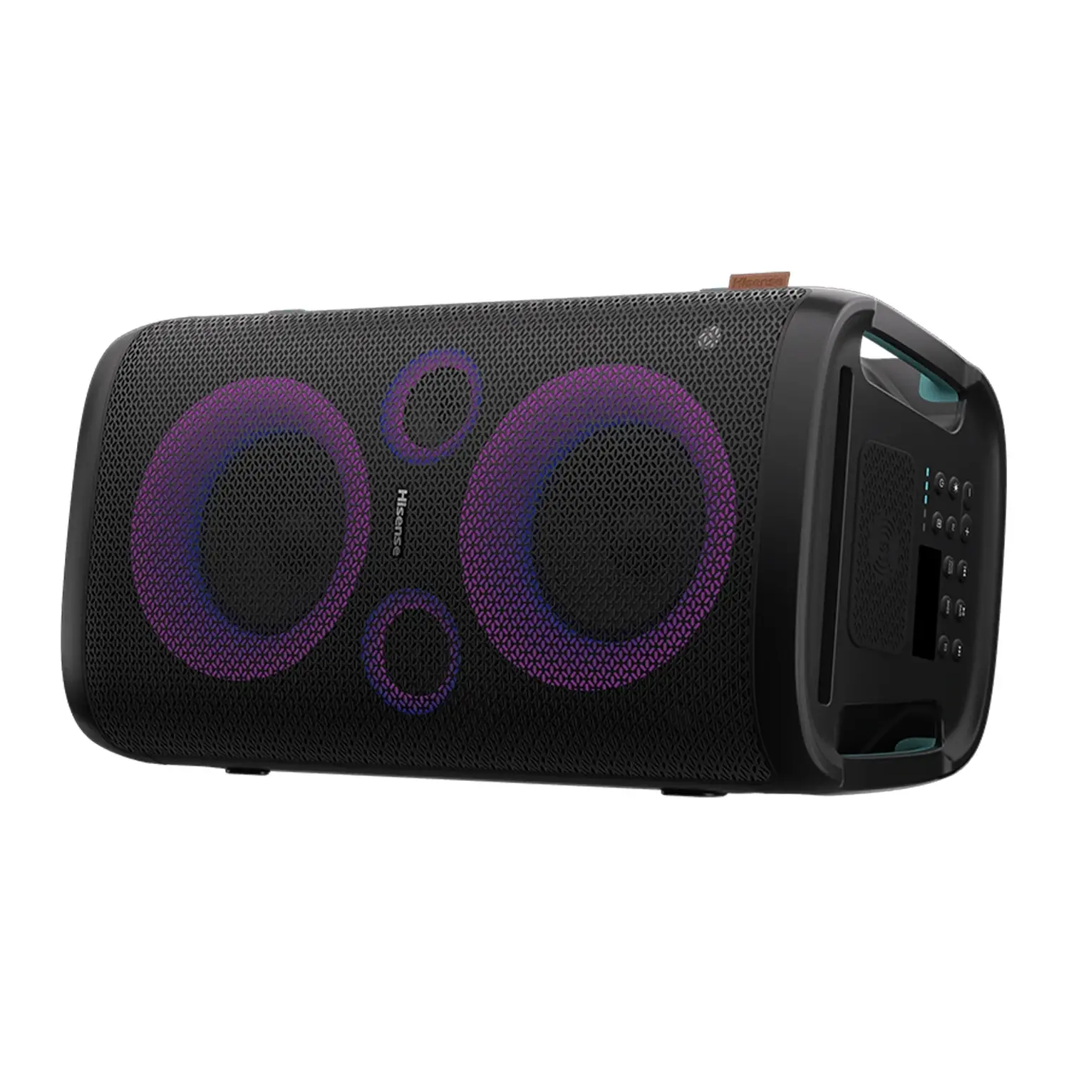 Hisense 300W Party Rocker Bluetooth Speaker – Powerful Bass, Karaoke & LED Lights - HP110 - Image 3
