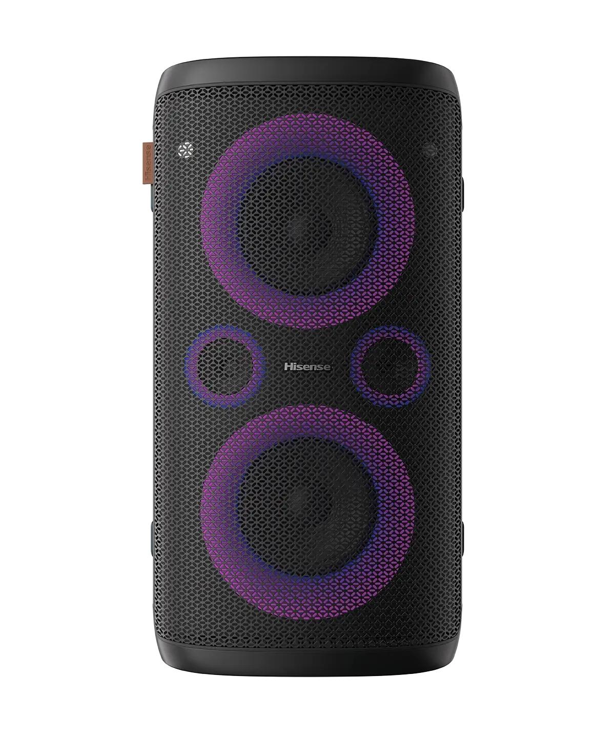 Hisense 300W Party Rocker Bluetooth Speaker – Powerful Bass, Karaoke & LED Lights - HP110 - Image 4