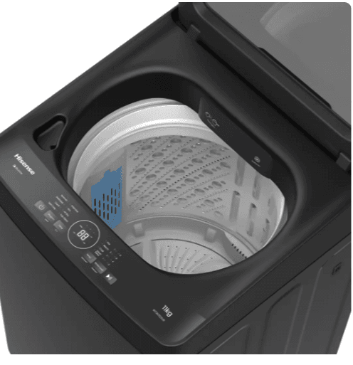 Hisense 11 KG Top Load Washing Machine – WT3K1123UB | iBubble Technology - Image 3