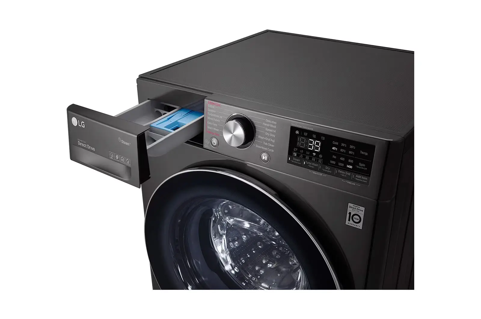 LG Front Load Wash & Dry 9/5KG | F2V5FGPYJE | Washing Machine - Image 3