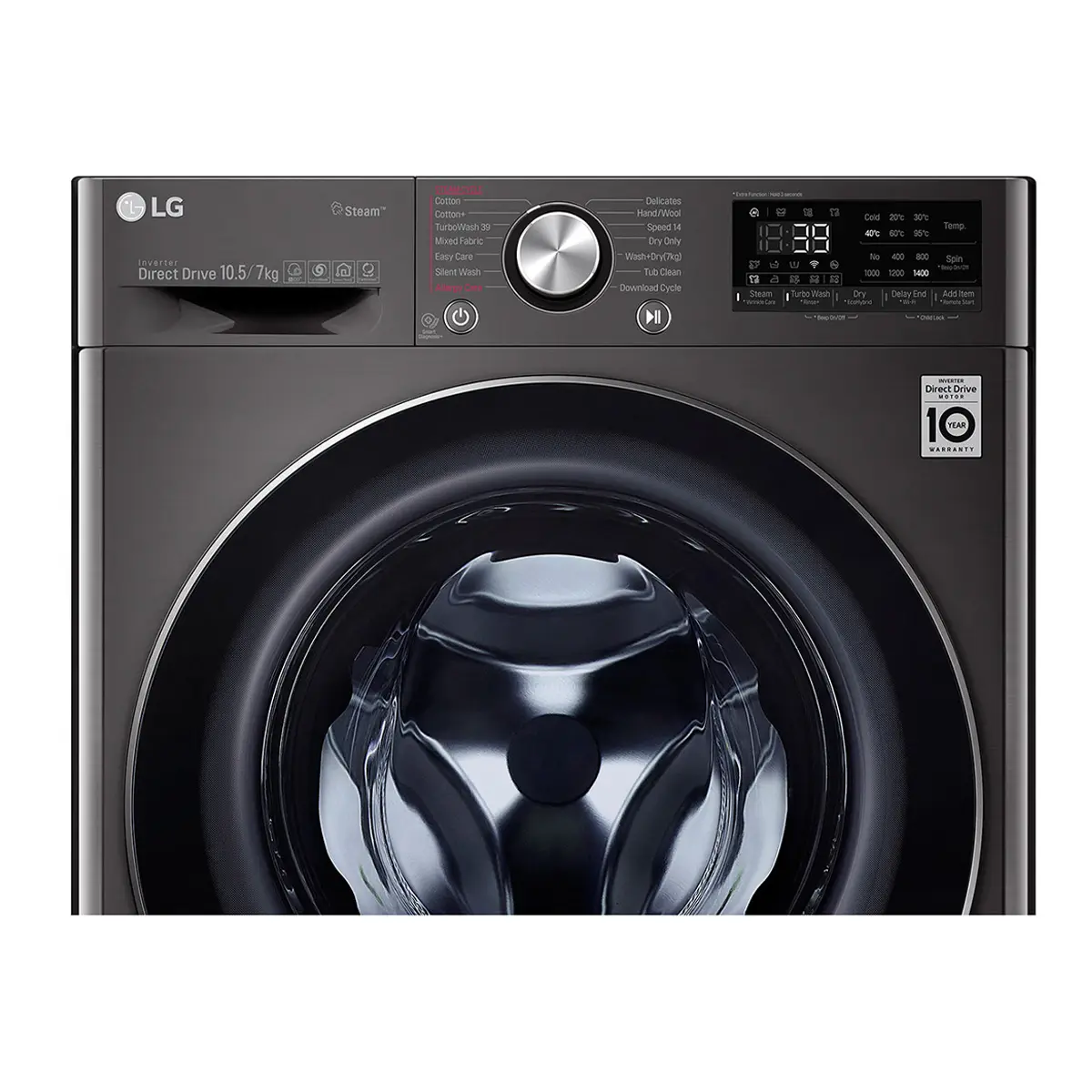LG Front Load Wash & Dry 10.5/7KG | F4V5RGPYJE | Washing Machine - Image 4