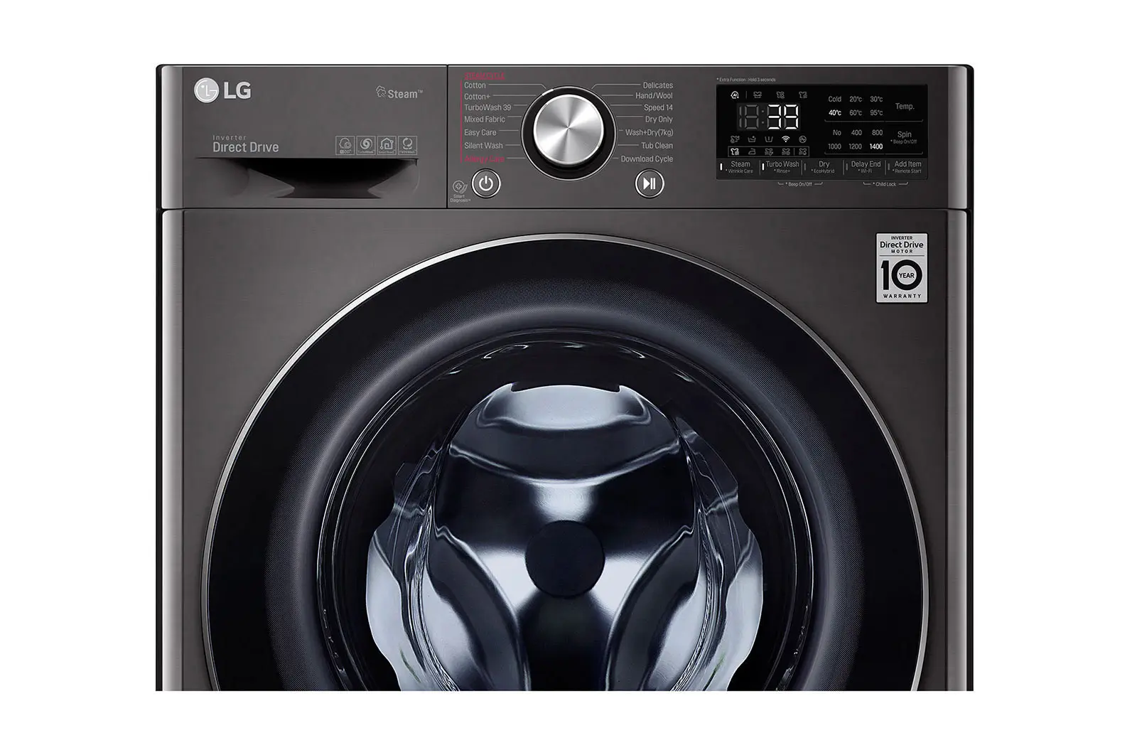 LG Front Load Wash & Dry 9/5KG | F2V5FGPYJE | Washing Machine - Image 4