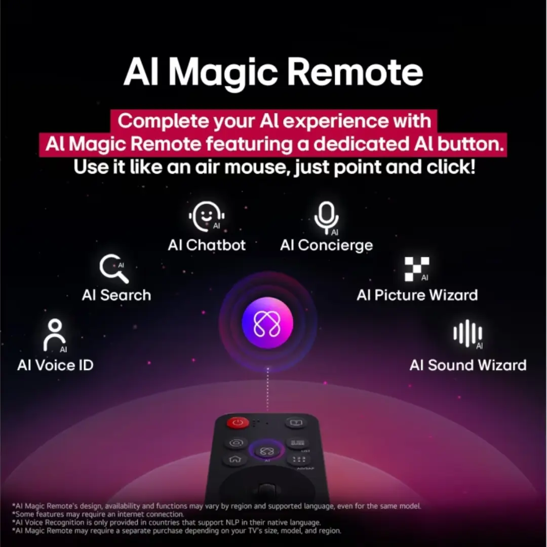 LG TV OLED 83 Inch C4 4K Smart TV AI Magic Remote webOS25 - Image 4