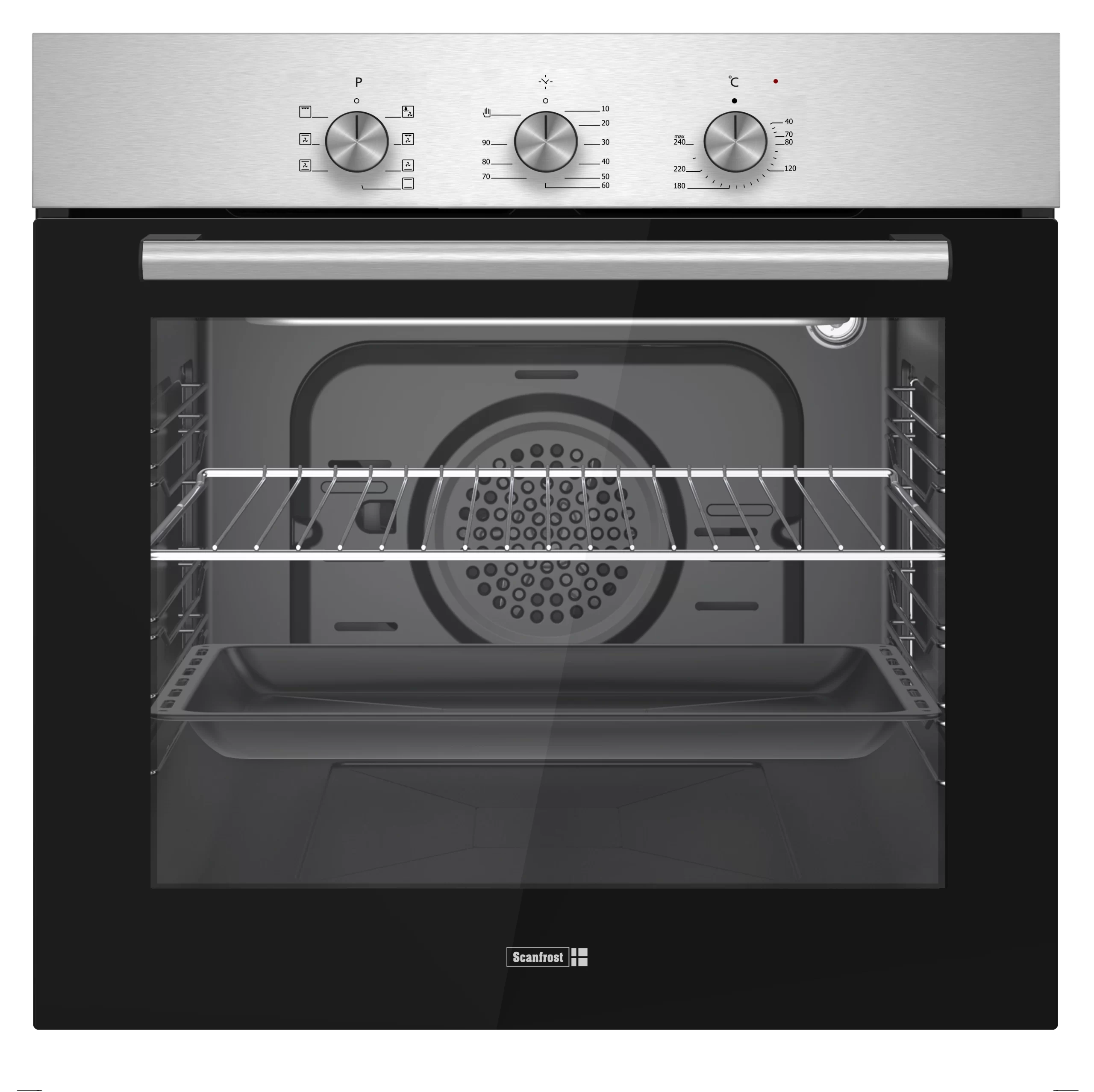 Scanfrost 60cm HOOD Electric Built In Oven