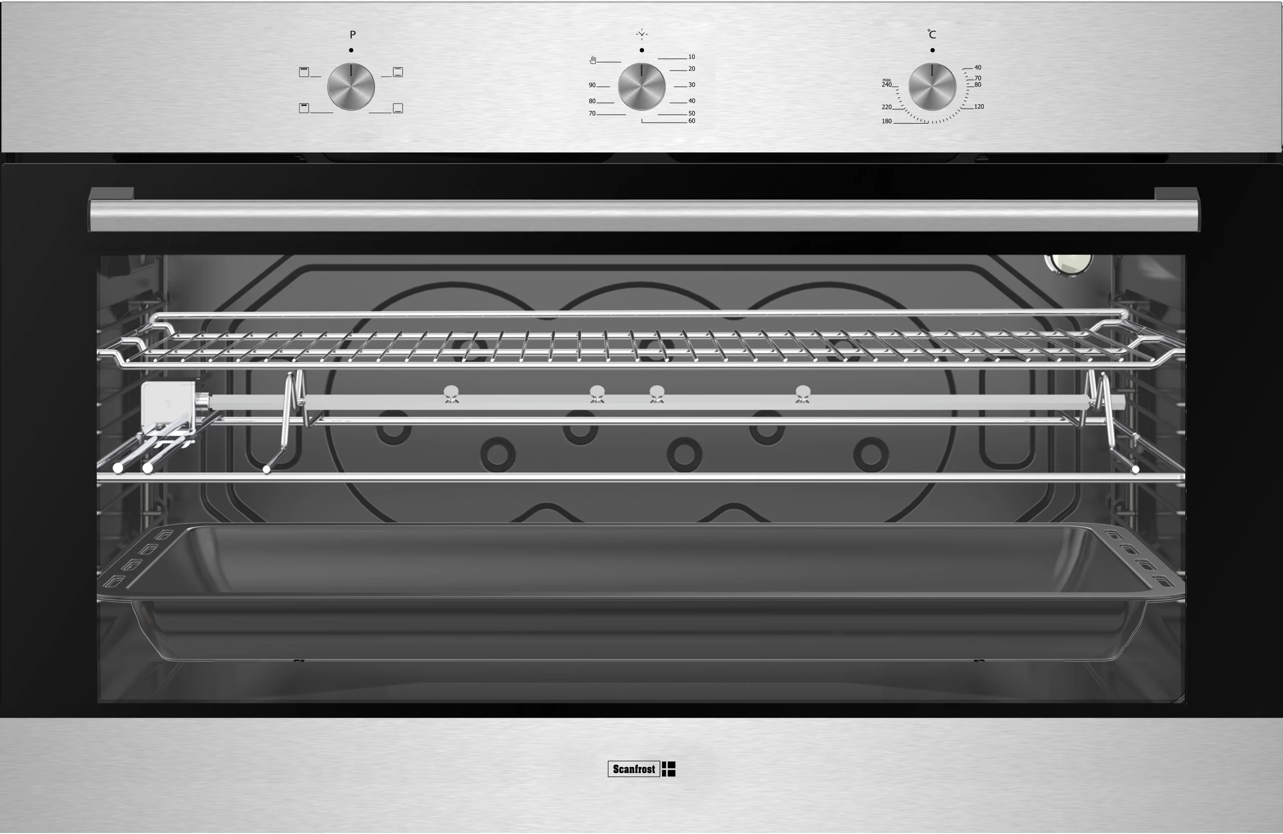 Scanfrost 90cm HOOD Electric Built In Oven