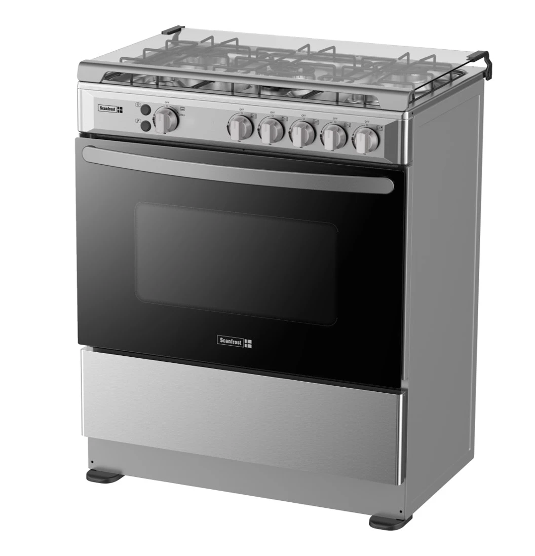 Scanfrost 80 X 50 (CM) Gas Cooker | 4 Gas Burner