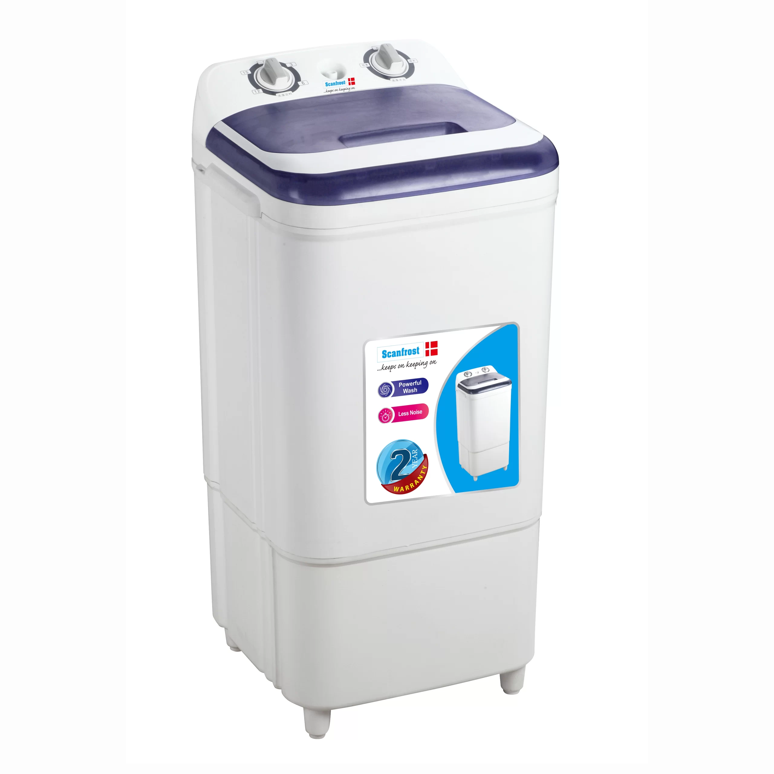 Scanfrost Single Tub Semi Auto - 7kg Washer