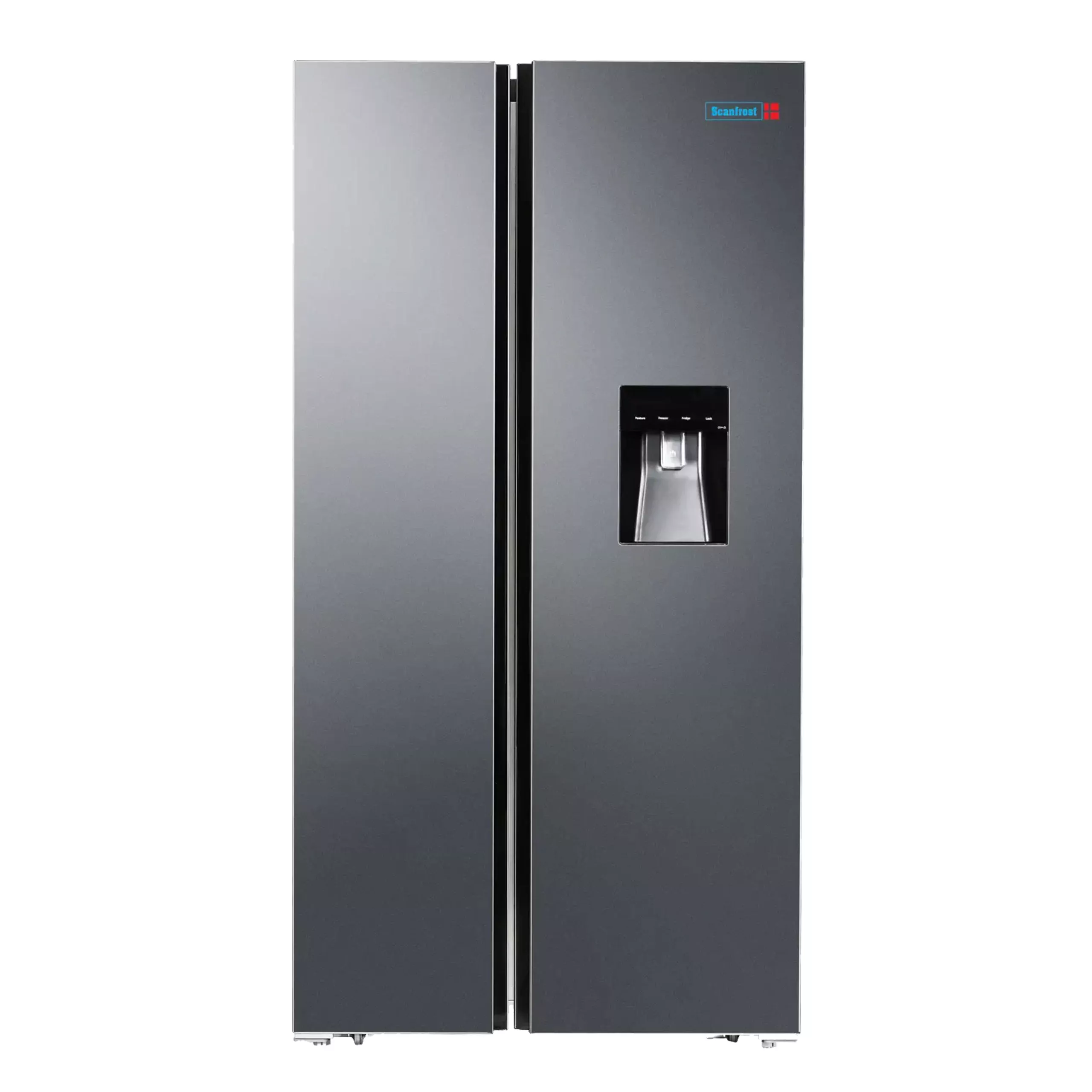 Scanfrost Side by Side Refrigerator - 600 Litres Capacity | Convenient storage options | Energy saving mode