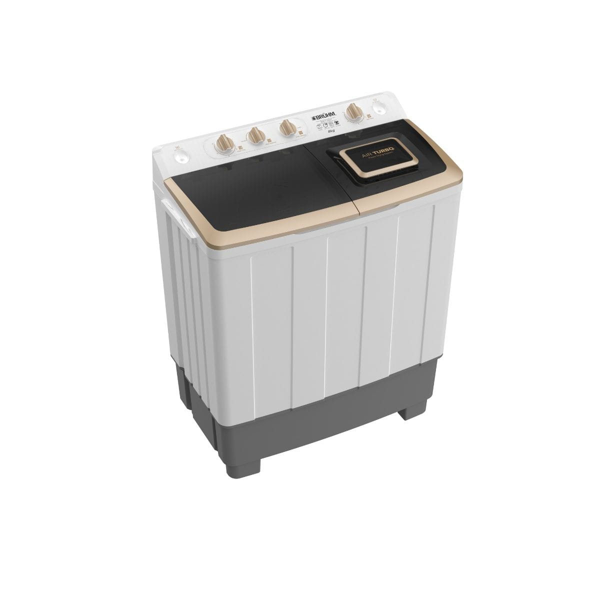 Bruhm 11kg Twin Tub Semi-Automatic Washing Machine – (BWT-110H) - Image 3