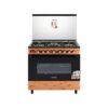 Bruhm 90x60 Gas Cooker | 5 Gas Burners | Wooden Finish (BGC-9650IN)