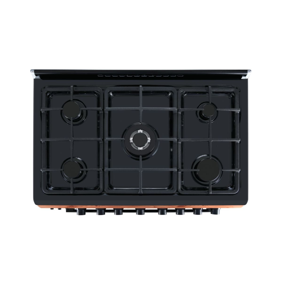 Bruhm 90x60 Gas Cooker | 5 Gas Burners | Wooden Finish (BGC-9650IN) - Image 4