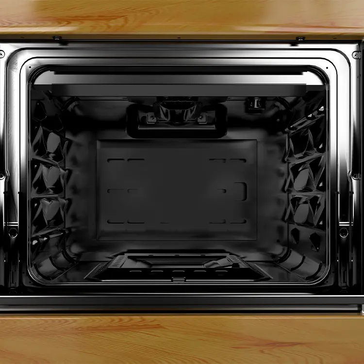 Maxi Gas Cooker 60x60cm (3 Burner+1 Electric hotplate) – IGL Wood Finish - Image 4