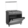 Maxi Gas Cooker 60x90CM (4 Gas + 2 Electric Burners) Matte Inox TR
