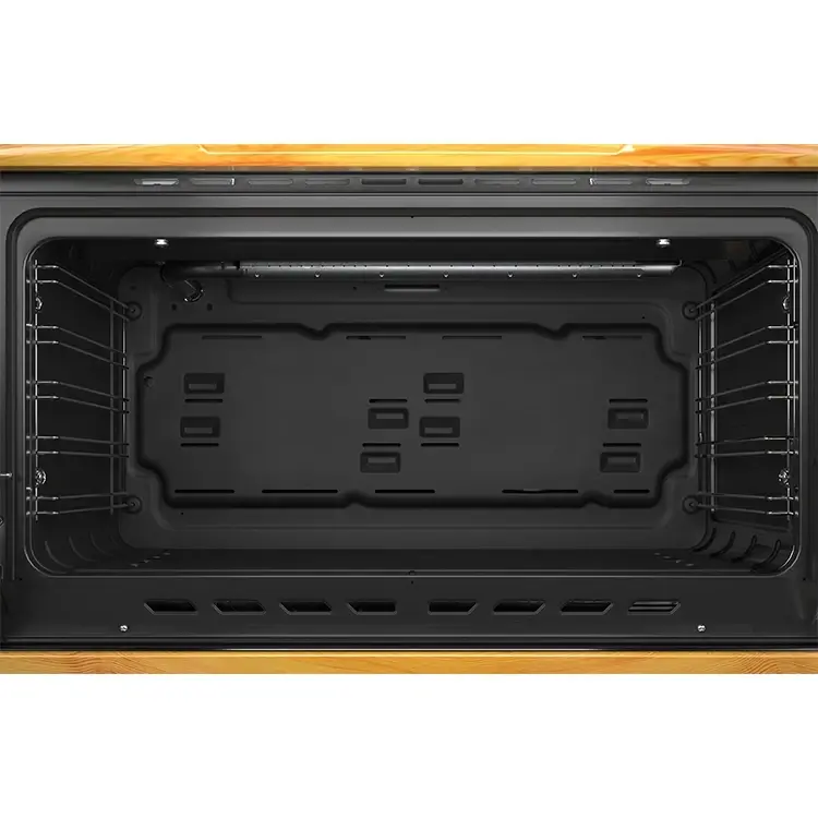 Maxi Gas Cooker 60x90CM | 4 Gas + 2 Electric Burners | - TR Wood Finish - Image 5