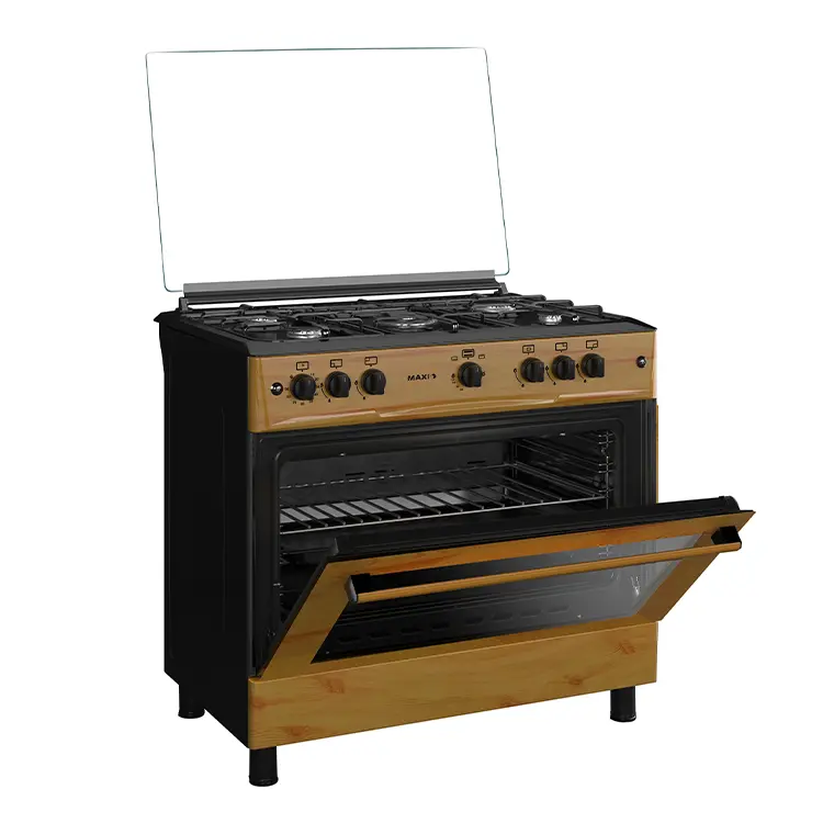Maxi 60x90 Gas Cooker | 5 Burners - Wood