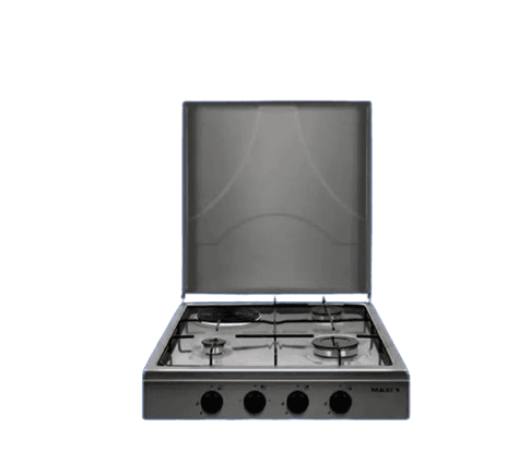 Maxi Tabletop Gas Cooker 3 Burners & 1 Electric Plate (411OC)