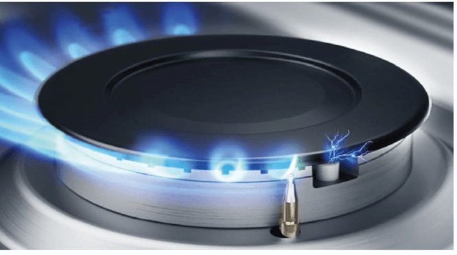 Midea 50x50 Gas Cooker | 3 Burners + 1 Hotplate - Image 4