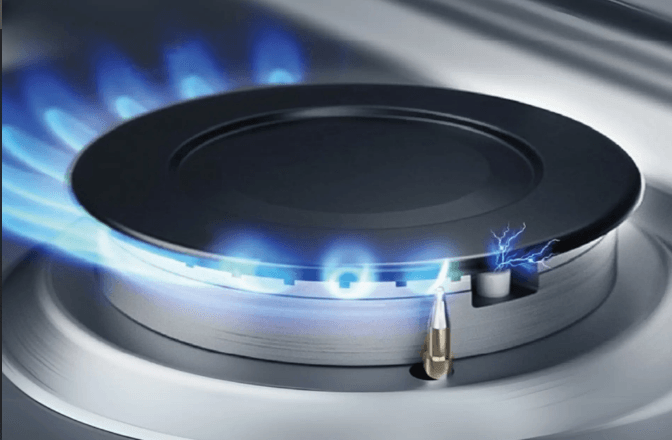 Midea 60x60 Gas Cooker - 4 Gas Burner & Grill - Image 4