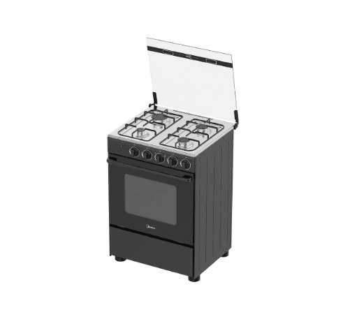 Midea 60x60 Gas Cooker - 4 Gas Burner & Grill