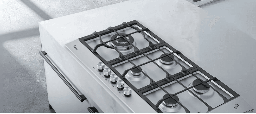 Midea 90cm Built-In Gas Hob – 5 Burners | MG90SP005MT3B-BS - Image 4