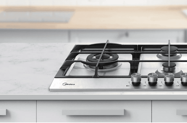 Midea 90cm Built-In Gas Hob – 5 Burners | MG90SP005MT3B-BS - Image 2