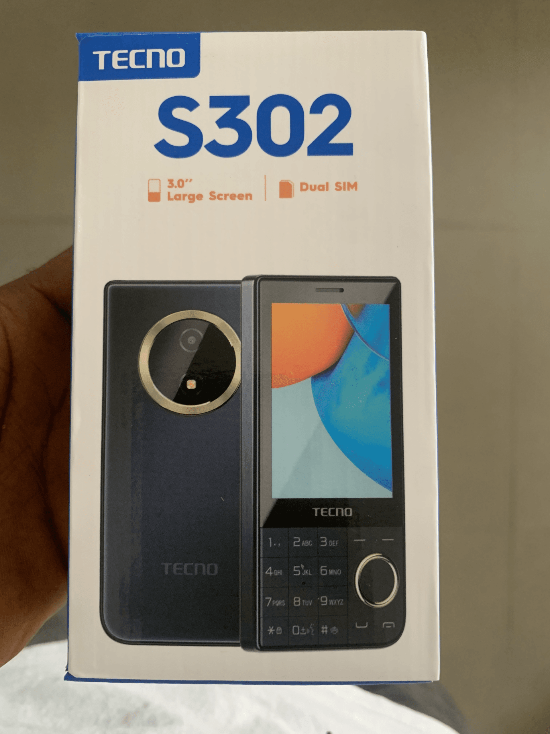 Tecno S302 Button Phone – 3.0″ Display, 1500mAh, Type-C, - Image 6