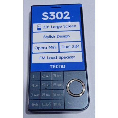 Tecno S302 Button Phone – 3.0″ Display, 1500mAh, Type-C, - Image 4