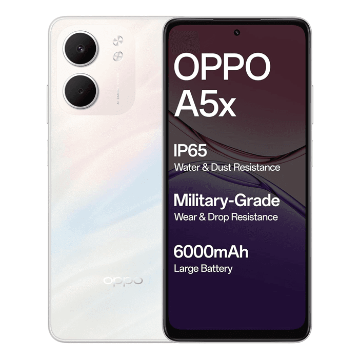 OPPO A5x 4G Smartphone 4GB/64GB | 6000mAh | Snapdragon