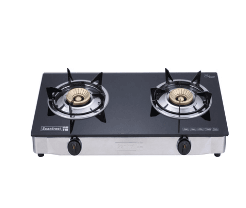 Scanfrost 2-Burner Glass Top Gas Cooker – SFTTC2004C - Image 2
