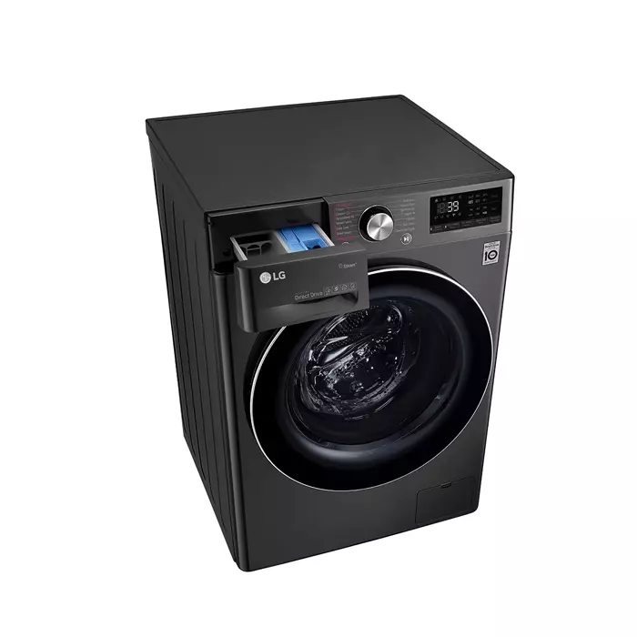 LG 10.5KG Front Load Washing Machine F4V3RYP6JE | Silver - Image 3