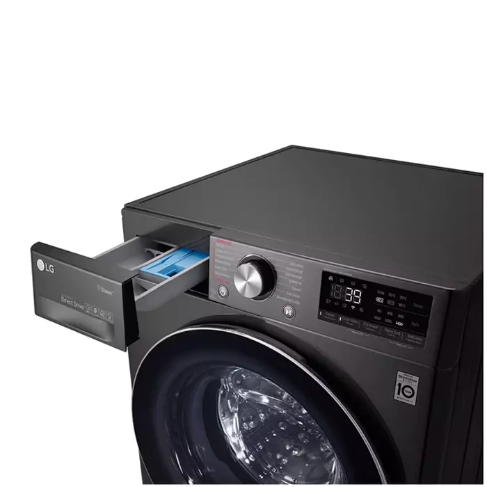 LG 10.5KG Front Load Washing Machine F4V3RYP6JE | Silver - Image 7
